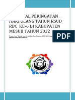 Proposal Peringatan Hari Ulang Tahun Rsud RBC Ke 6