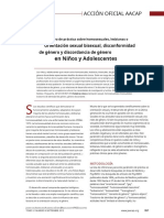 Practice Parameter On Gay, Lesbian, or Bisexual Sexual Orientation, Gender Nonconformity, and Gender Discordance in Children and Adolescents - En.es