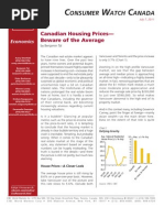 Onsumer Atch Anada: Canadian Housing Prices - Beware of The Average