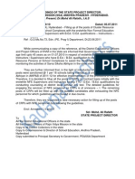 Cluster Resource Person Posts in Education Dept Notification 2011