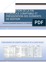 GRTB - Preparation de La Fin Dexercice Comptable Et Presentation Des Elements de Gestion