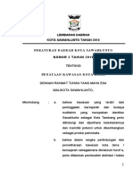 Perda Kota Nomor 2 Tahun 2010 Tentang Penataan Kota Lama