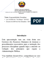 Responsabilidade Disciplinar