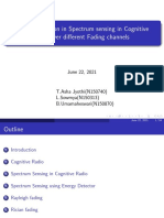 Cognitive Radio Using Energy Detector