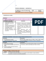 Sesión de Aprendizaje Regla de Tres Simple