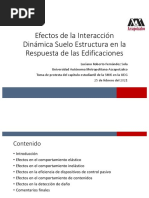 Efectos de La Interacción Dinámica Del Suelo