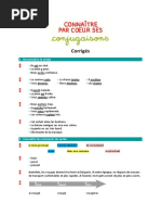 Connaître Par Coeur Ses Conjugaisons Corrigés