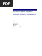 BR100 Application Configurations Multi Org.