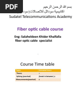 Fiber Optic Cable Course (Summarised)