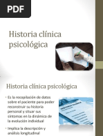 Historia Clínica Psicológica