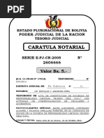 Caratula de Acta de Constitucion