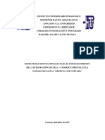 Estrategias Motivacionales para El Fortalecimiento de La Integración Escuela - Consejo Comunal en La Unidad Educativa "Ernesto Che Guevara