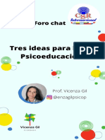 Tres Ideas para Hacer Psicoeducación.