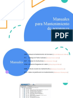 Manuales de Mantenimiento