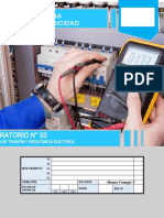 Lab03 - Medición de Tensión y Resistencia Eléctrica