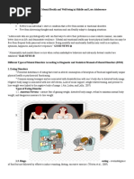 MODULE 7 Mental Health and Well Being in Middle and Late AdolescenceMay12