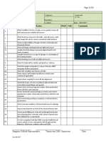 Maintenance Checklist Screw Conveyor