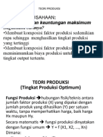 Teori Produksi