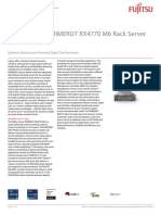 Fujitsu Server PRIMERGY RX4770 M6 Rack Server: Data Sheet