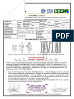 Certificado de Manilhas - Maxcintas