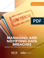 Guide On Managing and Notifying Data Breaches Under The PDPA 15 Mar 2021