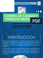 Tema 5 Control de Calidad y Pureza de Drogas