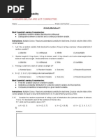 Statistics and Probability Act. Worksheets