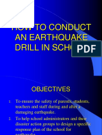 How To Conduct An Earthquake Drill in School