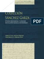 ESTUDIO DOCUMENTAL Y CATÁLOGO DE UN ACERVO MUSICAL NOVOHISPANO Colección Sanchez Garza