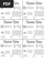 Cookie Care Card