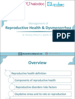 Management of Reproductive Health and Dysmenorrhea