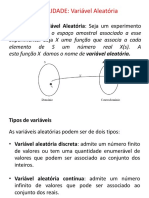 Probabilidade - Variavel Aleatória