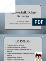 Karakteristik Dokter Keluarga