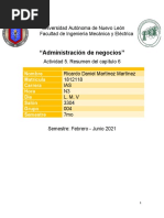 Actividad 5. Resumen Capitulo 6