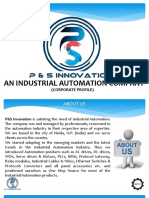 Corporate Profile-P&s Innovation-Noida 2022