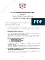 1 - Form1b - Institutional Confirmation Letter