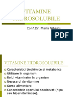 Vitamine Hidrosolubile