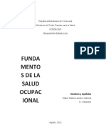 Trabajo Salud Ocupacional