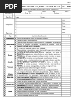 Check List - Maquinaria Agrícola