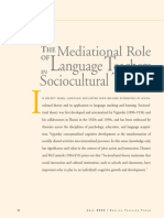 The Mediational Role of Language Teachers in Sociocultural Theory.