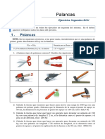 Ejercicios de Palancas