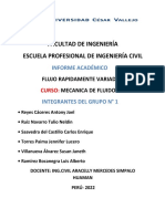 Informe Flujo Rapidamente Variado