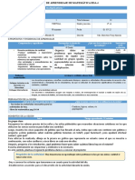 Sesión de Aprendizaje de Matemática Eda 4-2