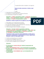 Tiempo de Practicar Lo Aprendido Sobre El Adjetivo Con Algunos Ejercicios