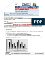 Sesión de Aprendizaje Nro 06 - Aritmética - 2do - Medidas de Tendencia Central - Mediana y Moda