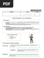 Guía de Aprendizaje Nº2. Género Dramático. Segundo Medio. Corrección