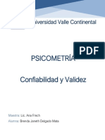 Confiabilidad y Validez