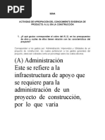 Costos y Presupuestos para Edificaciones III