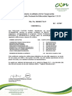 Certificado Notas Por Semestre