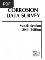 NACE Corrosion Data Survey Metal Section 6th Ed Nace Publisher 1985